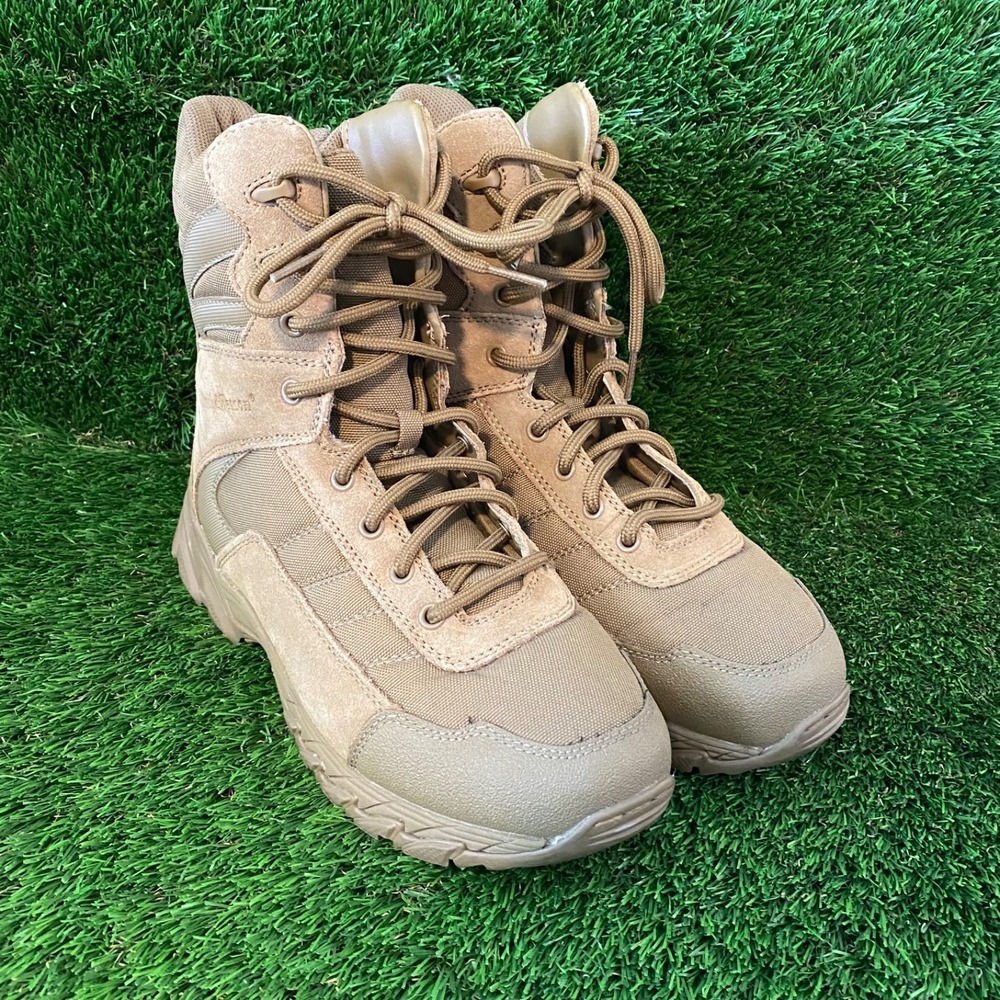 Smith &‎ Wesson Boots 1091 RANGER WR Size 8 Men's Brown High Top Zip-Up + Lace